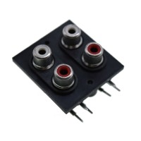 2021 4 Rca Female Video Socket Right Angle Connector